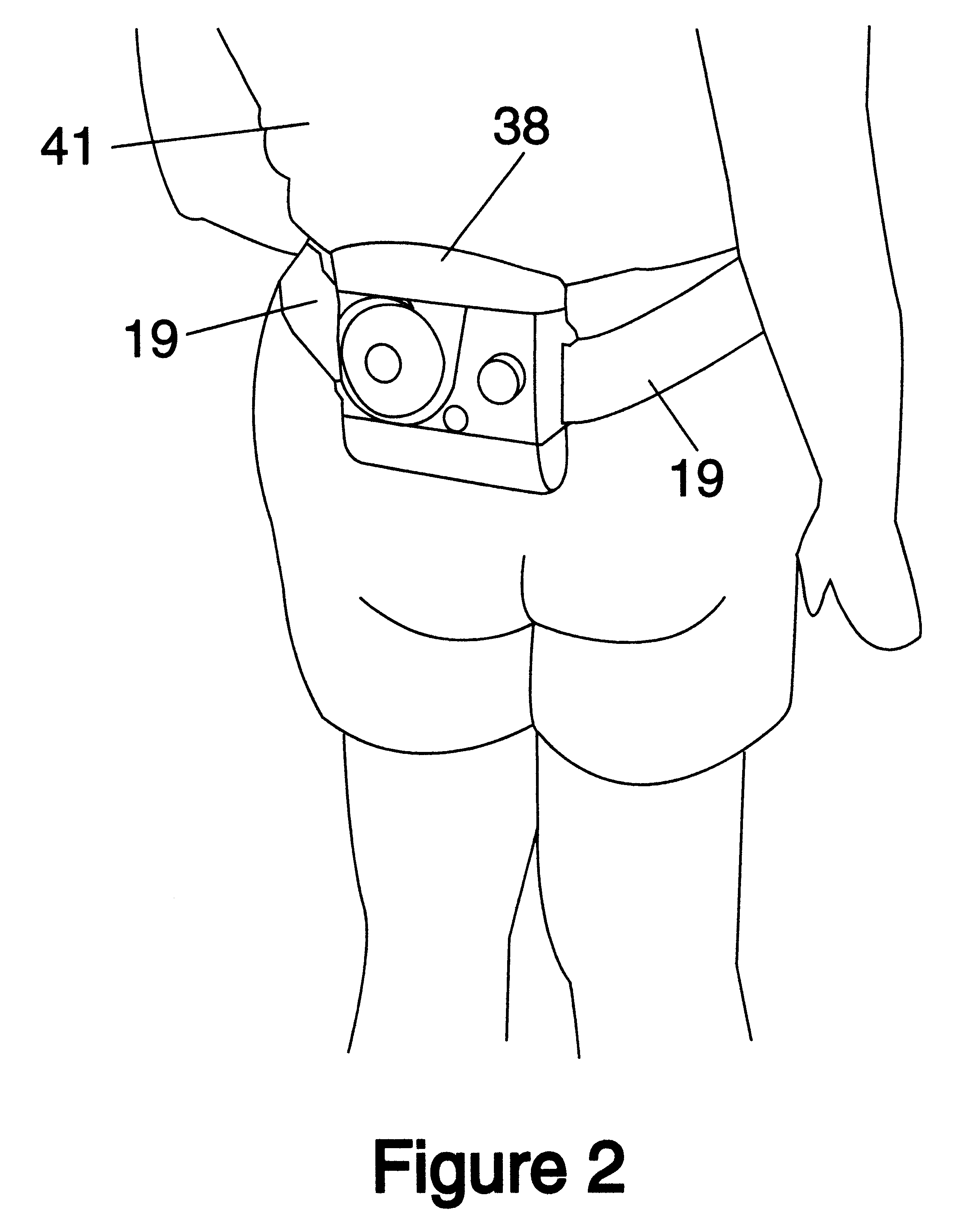 Waist-mounted evaporative personal cooler