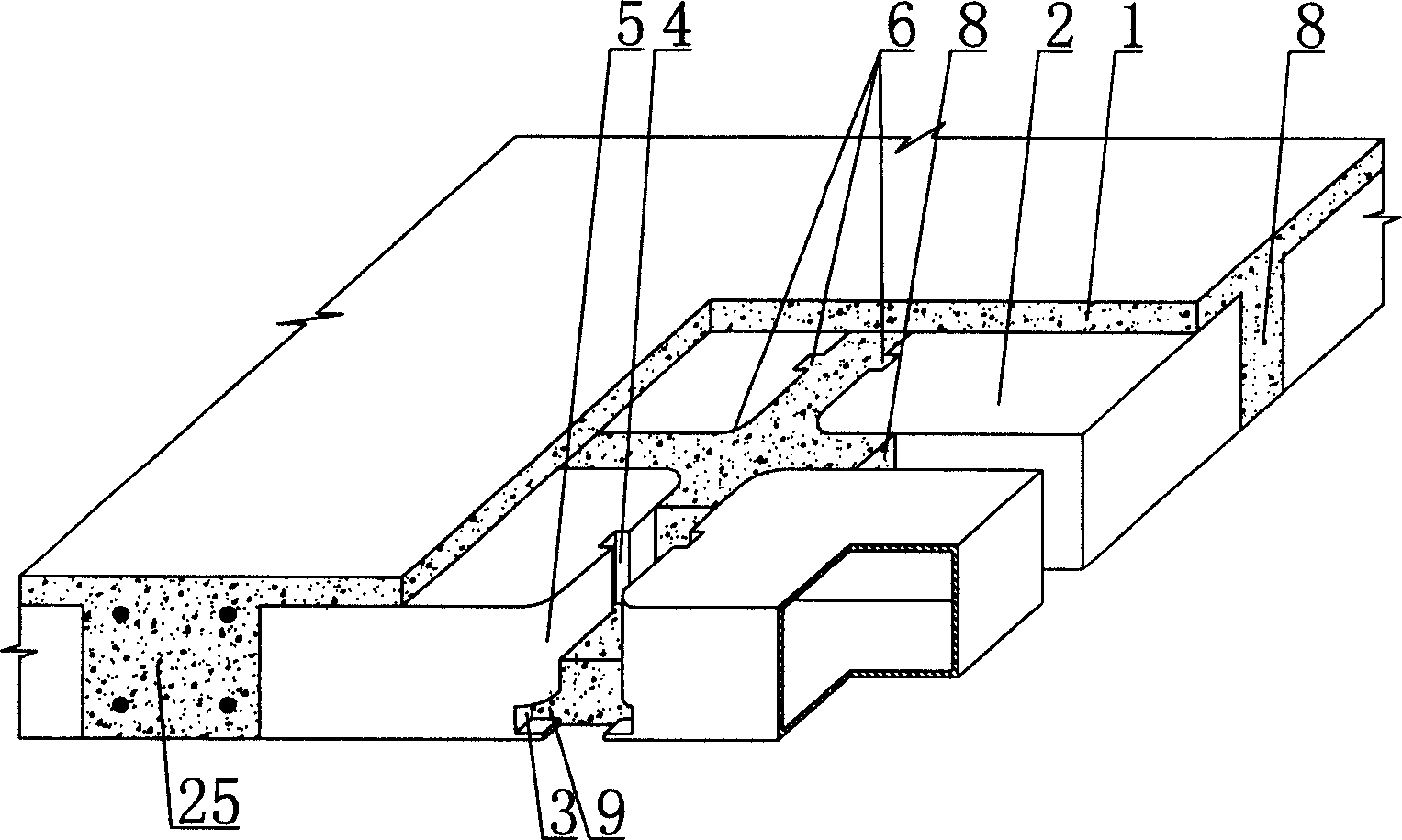 Cast-in-situs concrete board