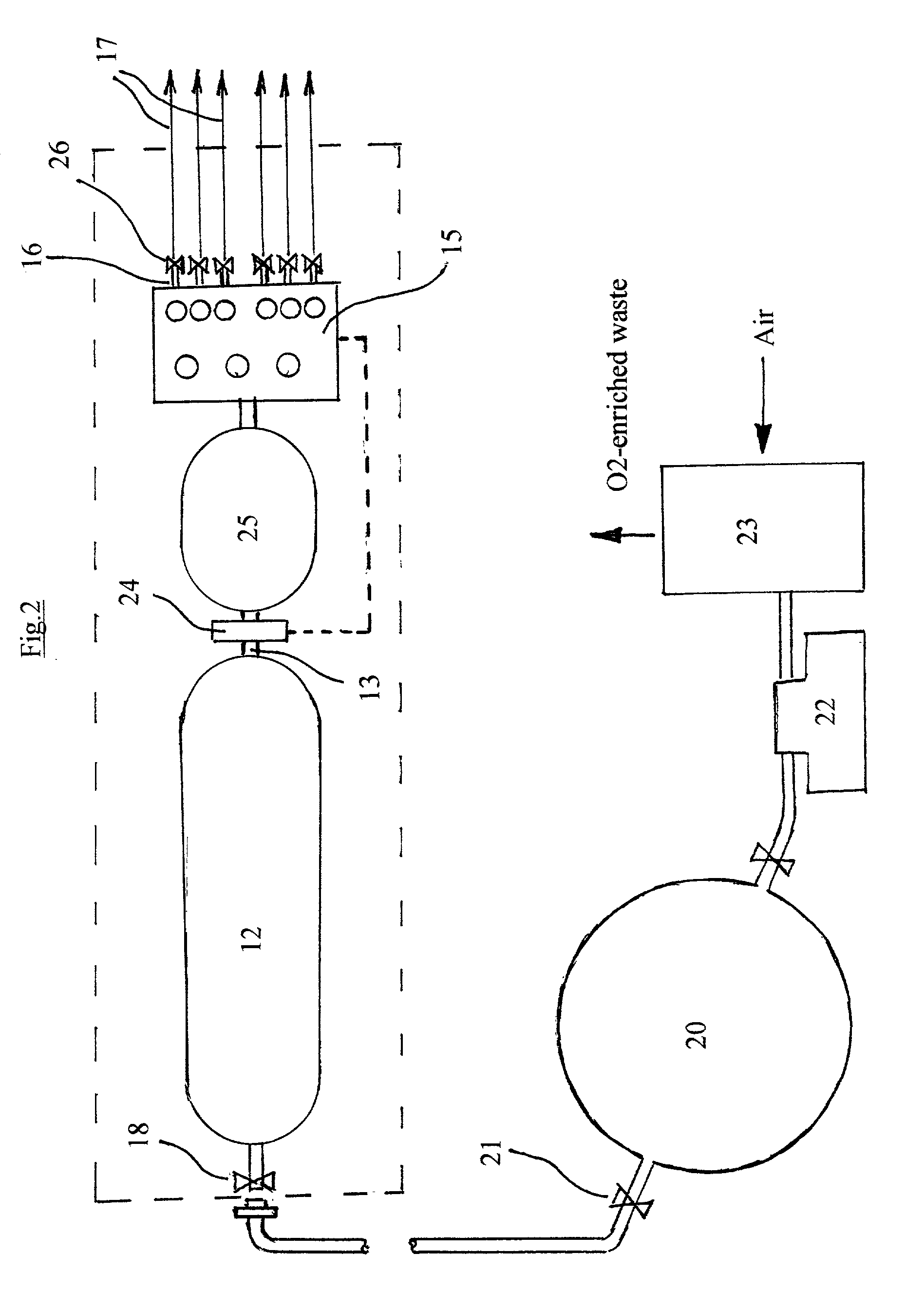 Mobile firefighting systems with breathable hypoxic fire extinguishing compositions for human occupied environments