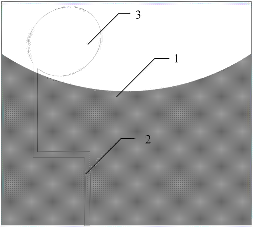 Tilted elliptical monopole broadband circular polarized antenna