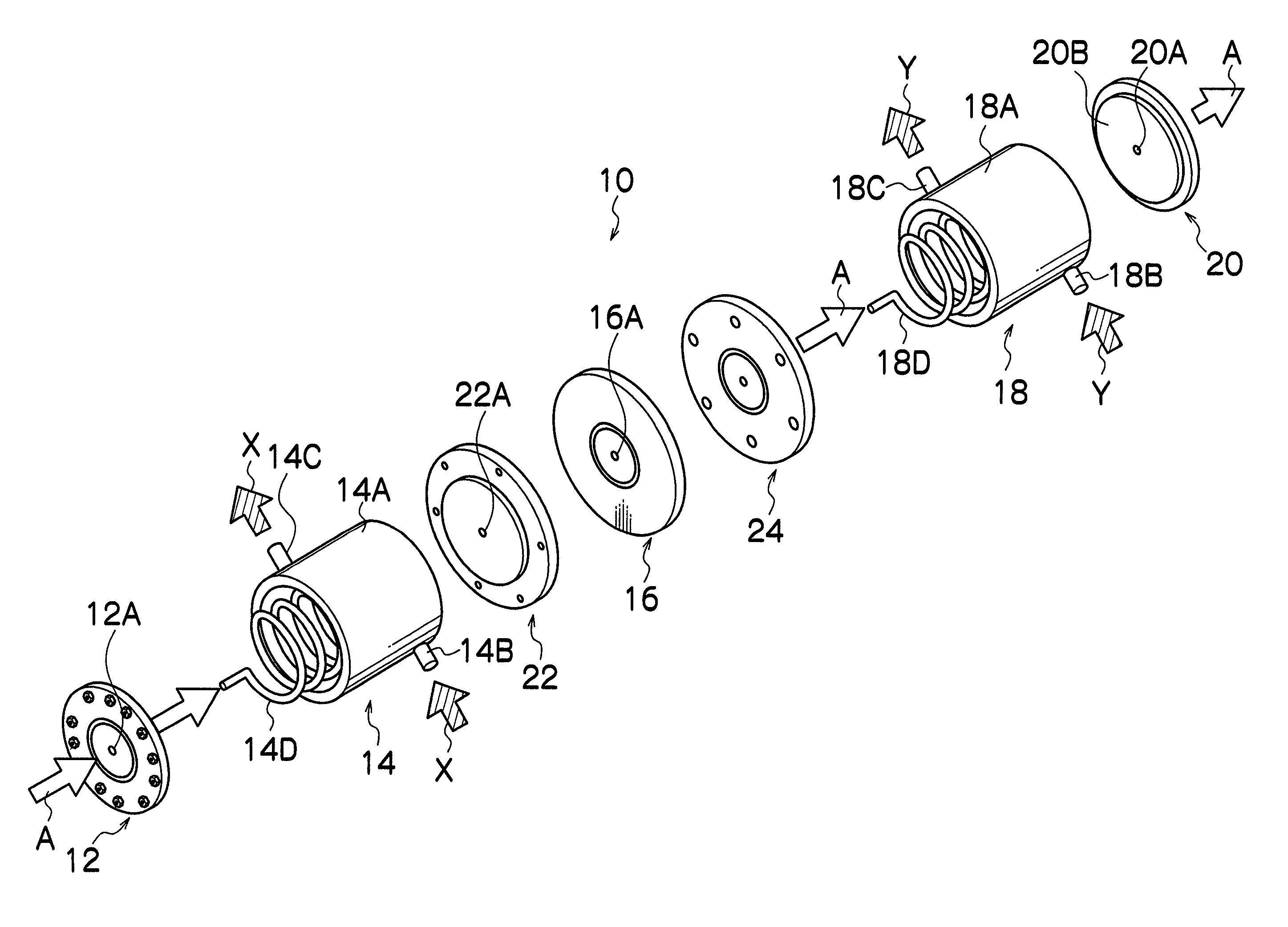 Micro fluid device having piping to control fluid temperature