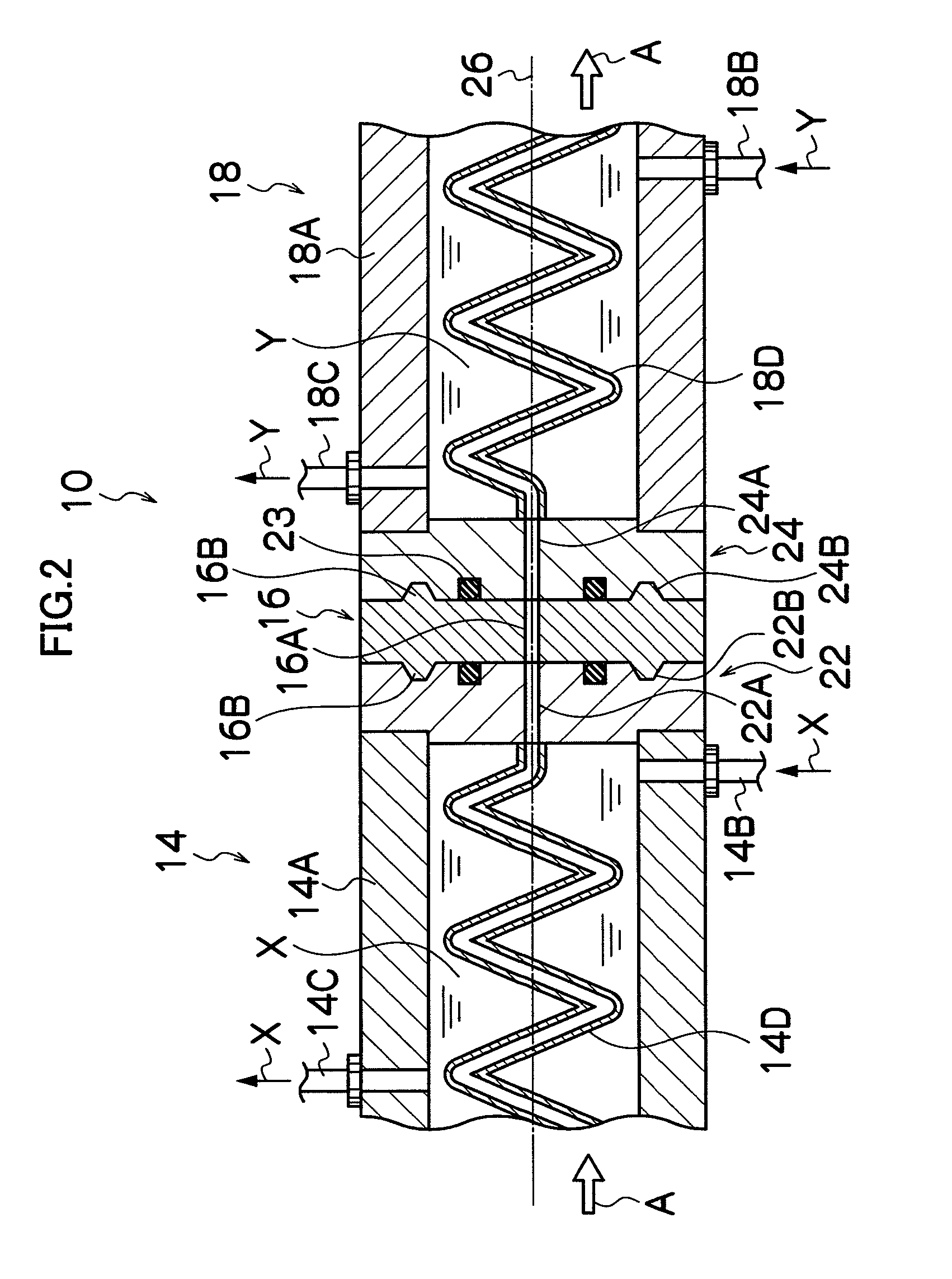 Micro fluid device having piping to control fluid temperature