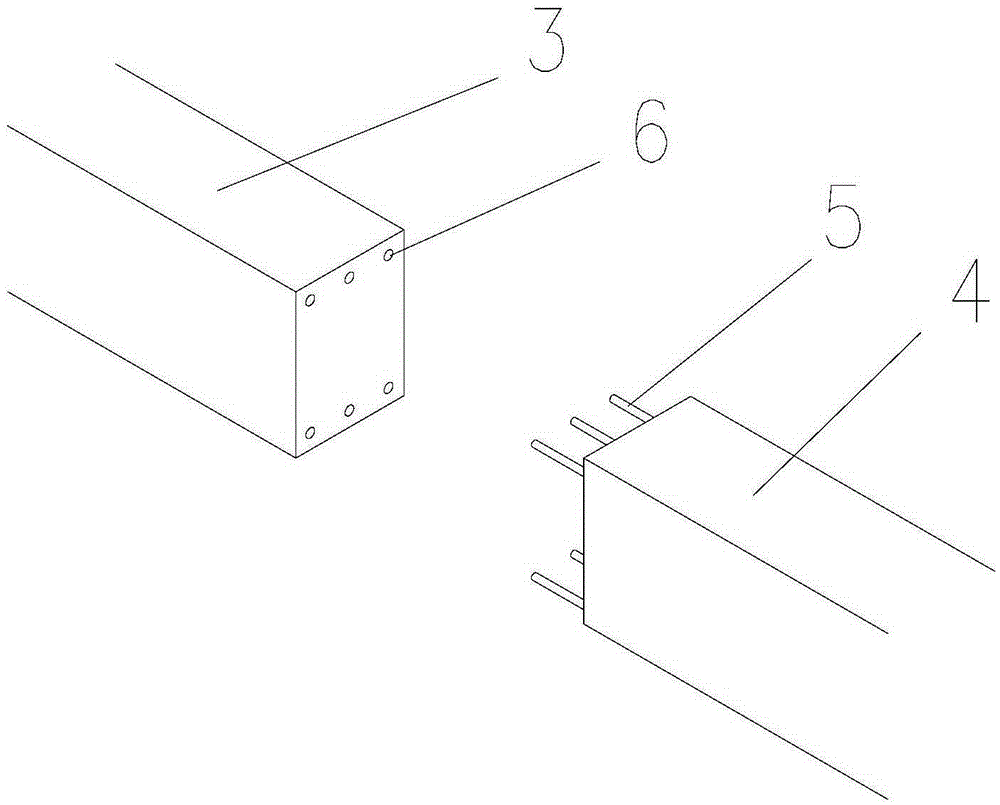 Prefabricated Reinforced Concrete Longitudinal Beam and Crossbeam Connection Structure