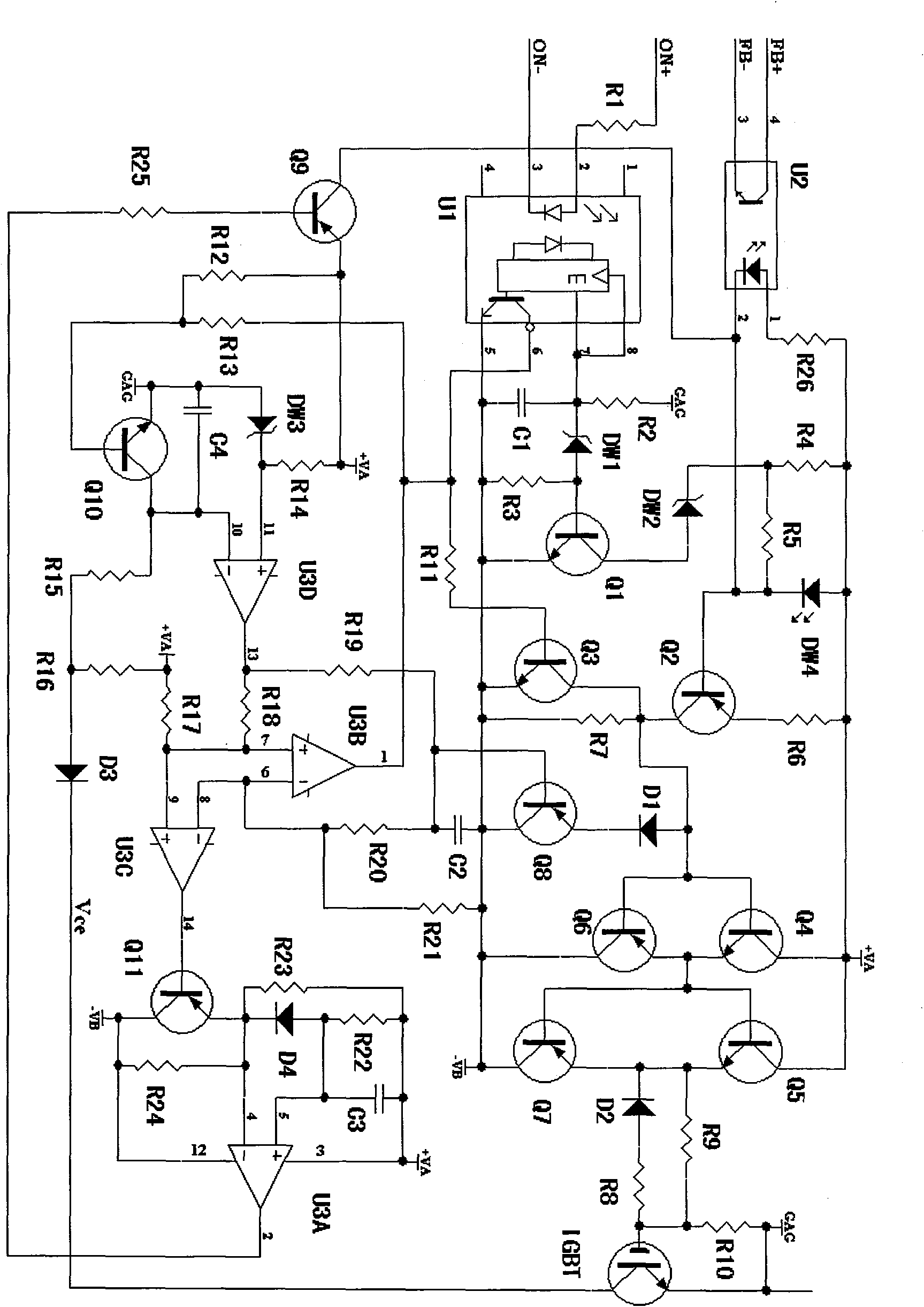 IGBT drive protection circuit