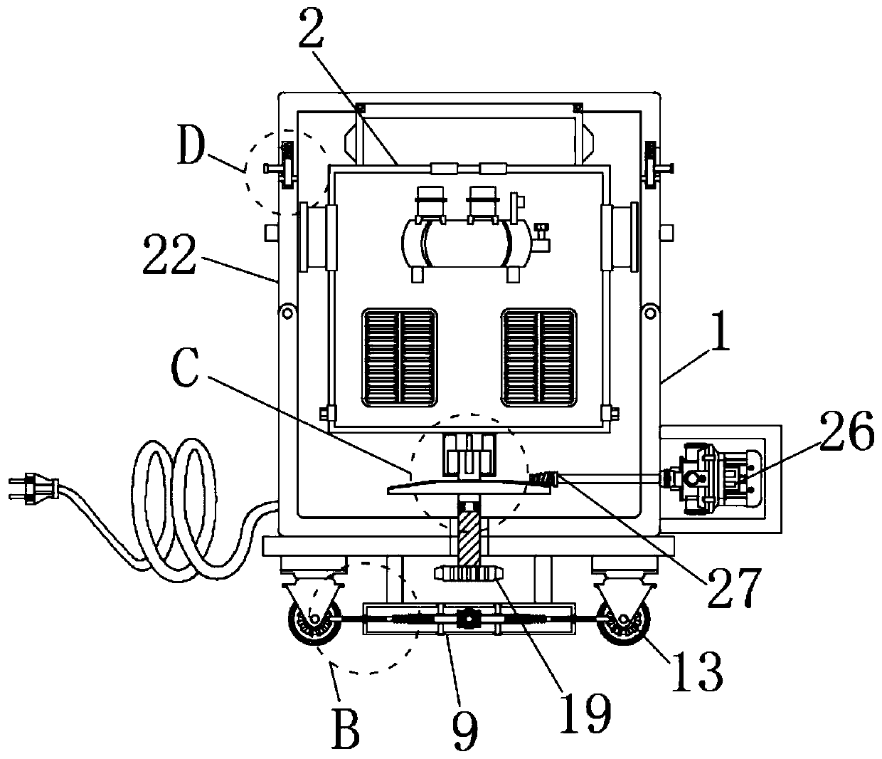 Negative ion air device