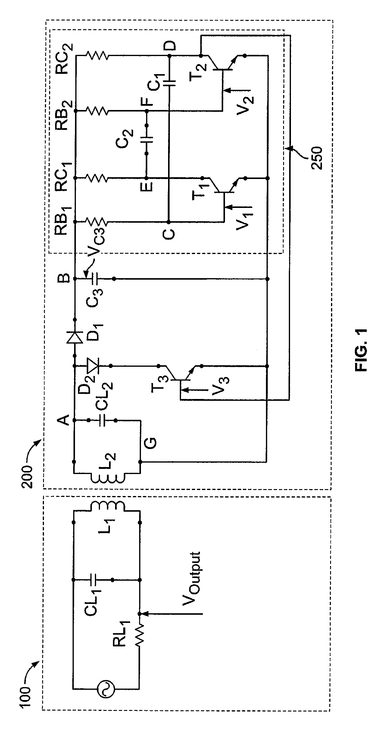 Circuit and method for contact-less transmission