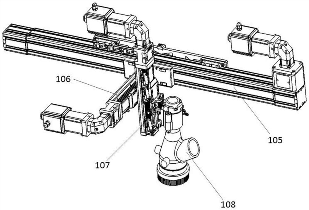 Sand blasting mechanism