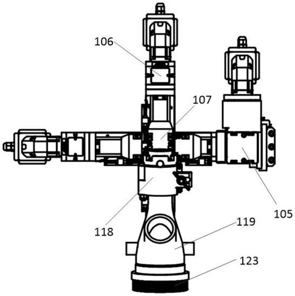 Sand blasting mechanism