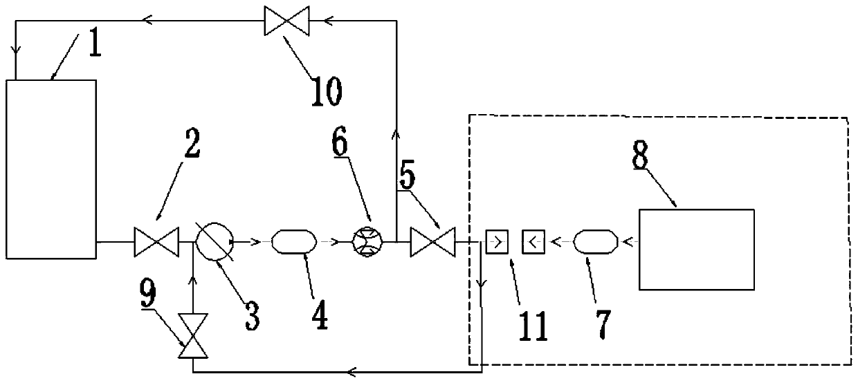 Device and method for removing ions in water of cooling water tank