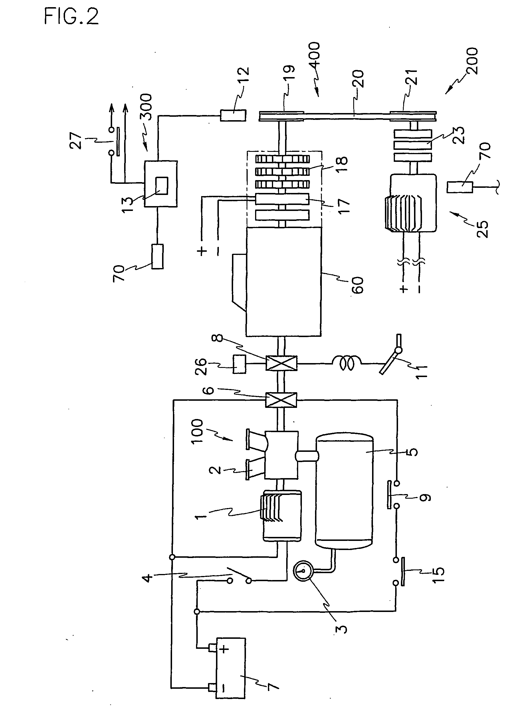 Phev (pneumatic hybrid electric vehicle)