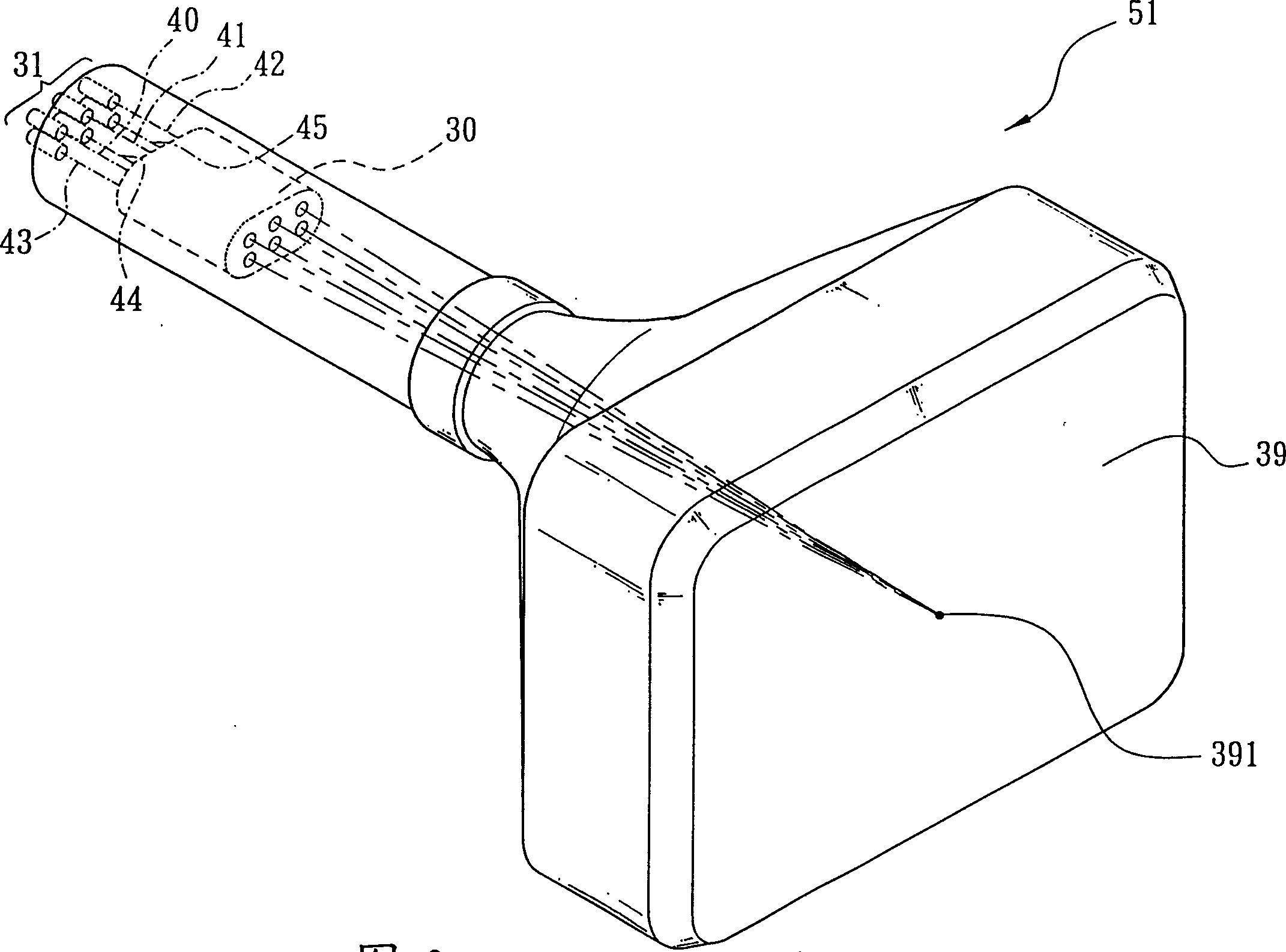 Electronic gun of single-colour cathode-ray tube with improved structure