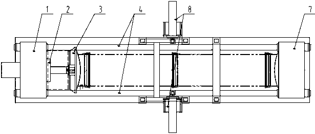 Comprehensive test device for joint sealing and hydraulic circulating of pipe body