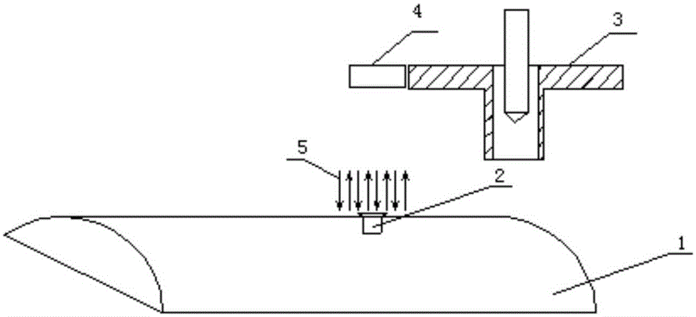 Method for detecting quality of airplane covering-riveting assembling surface