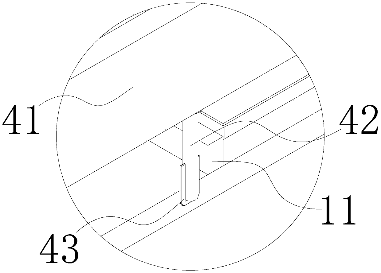 Automatic furniture plate feeding and film pasting system with high machining efficiency