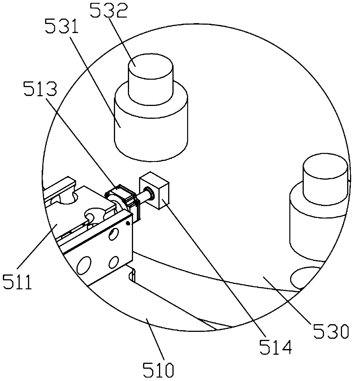 An automatic processing equipment with automatic clamping function