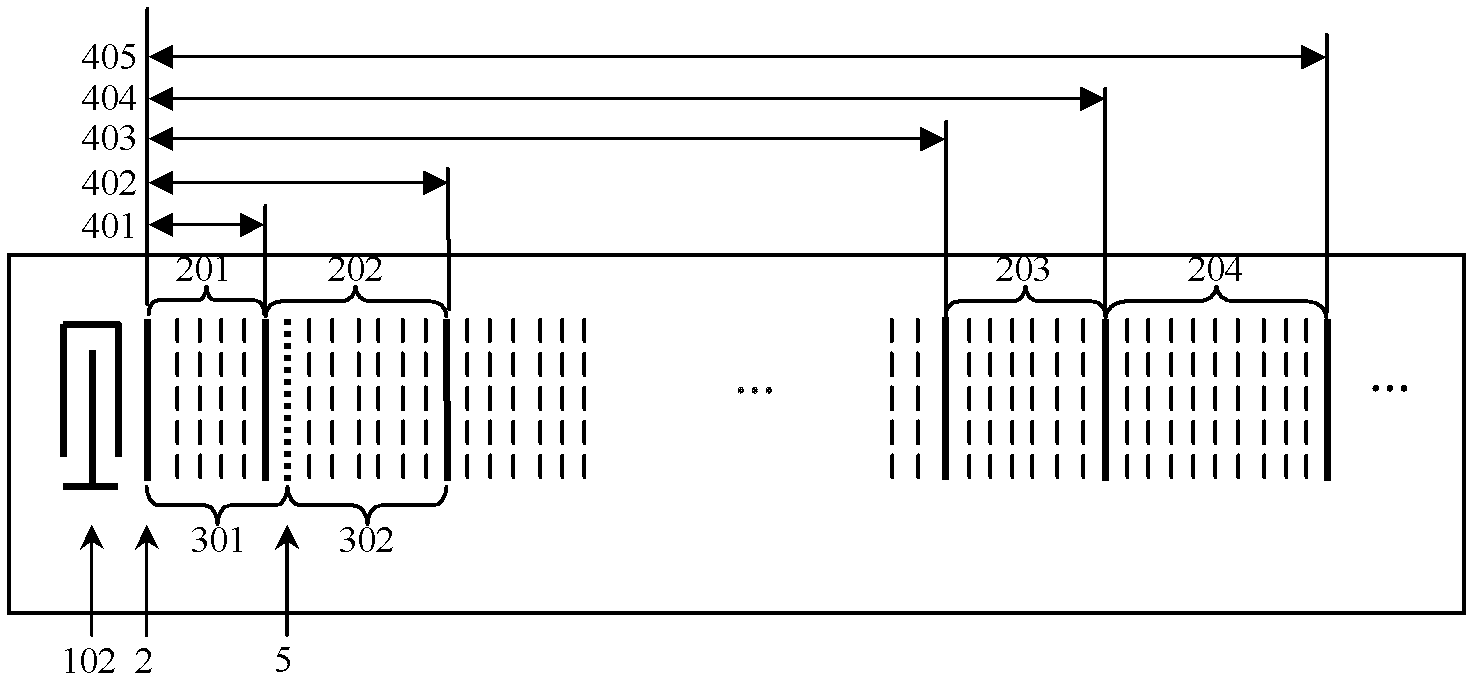 Surface acoustic wave radio frequency identification tag with large coding capacity and function of automatic error correction and error correction method thereof