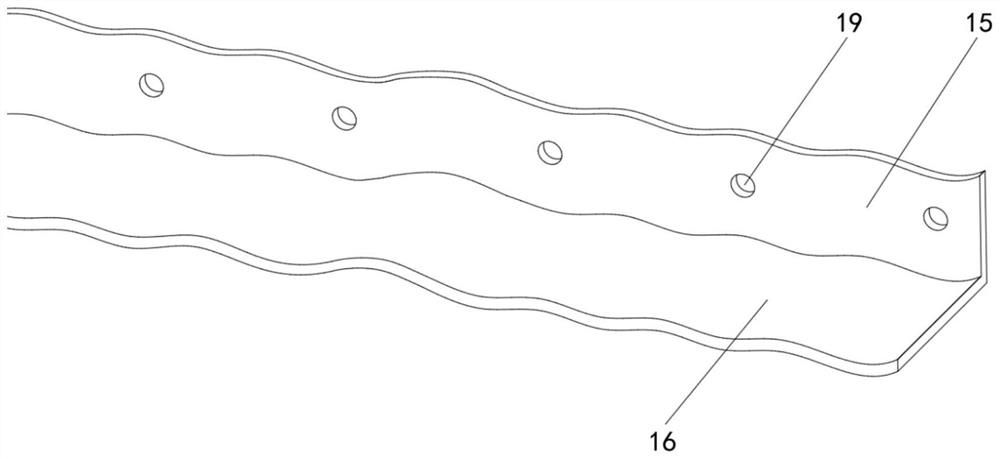 Building wall surface rammed earth imitating manufacturing technology and auxiliary lining curve mold strip thereof