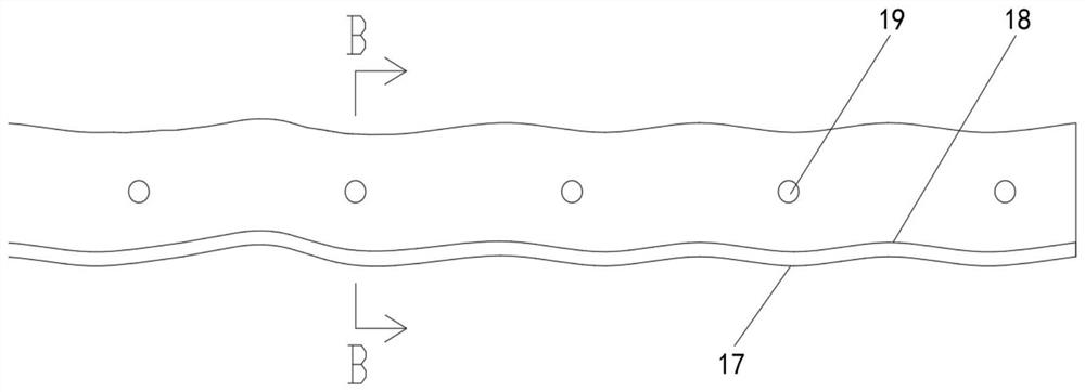 Building wall surface rammed earth imitating manufacturing technology and auxiliary lining curve mold strip thereof