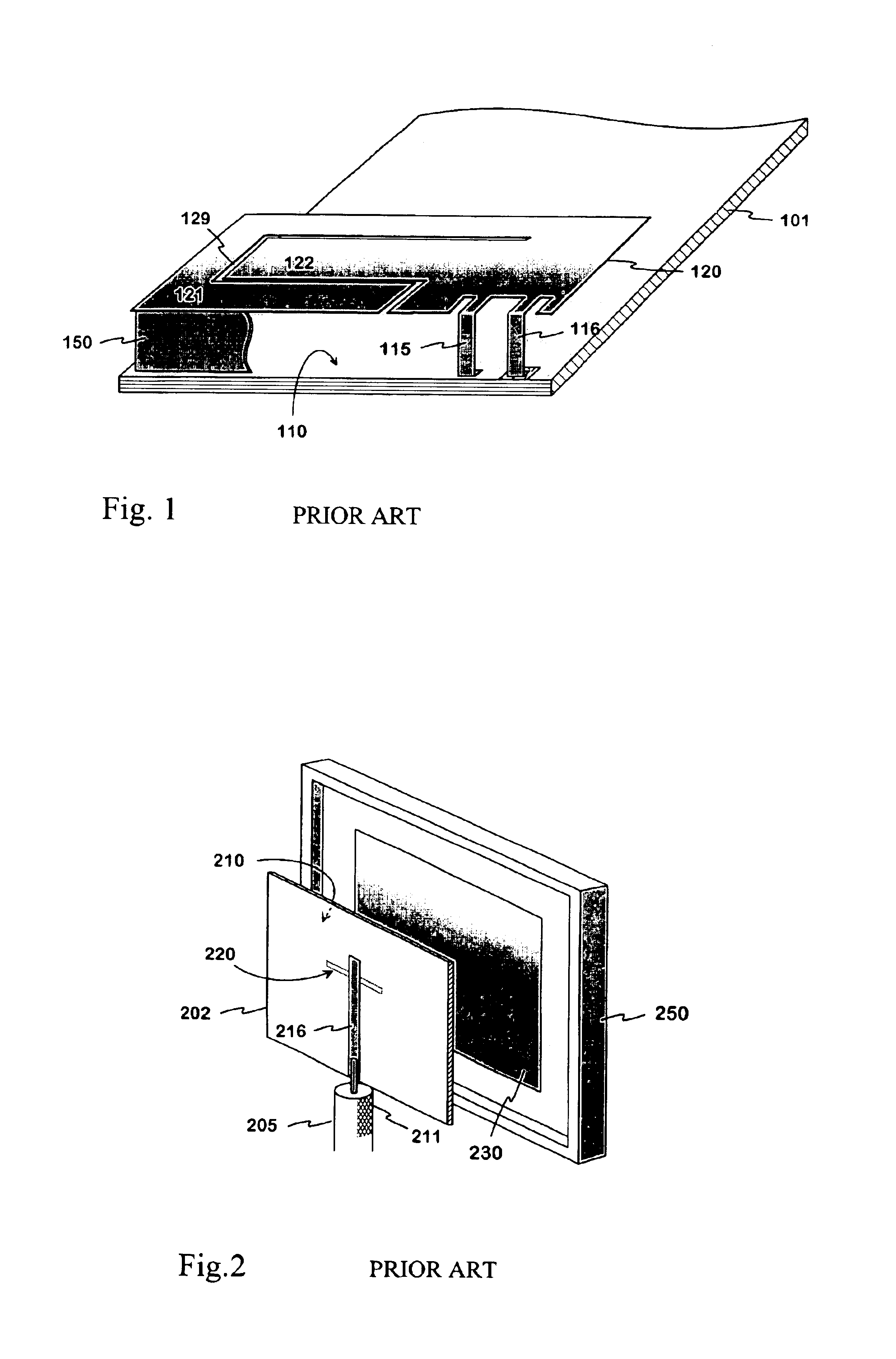 Internal multiband antenna