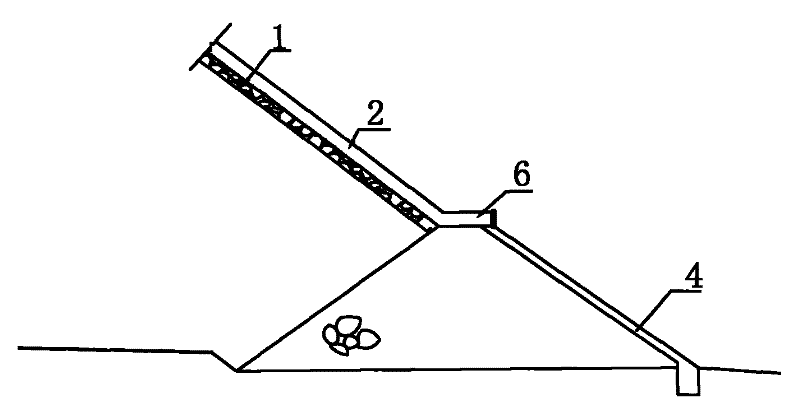 Concrete face rockfill dam pre-settling construction method