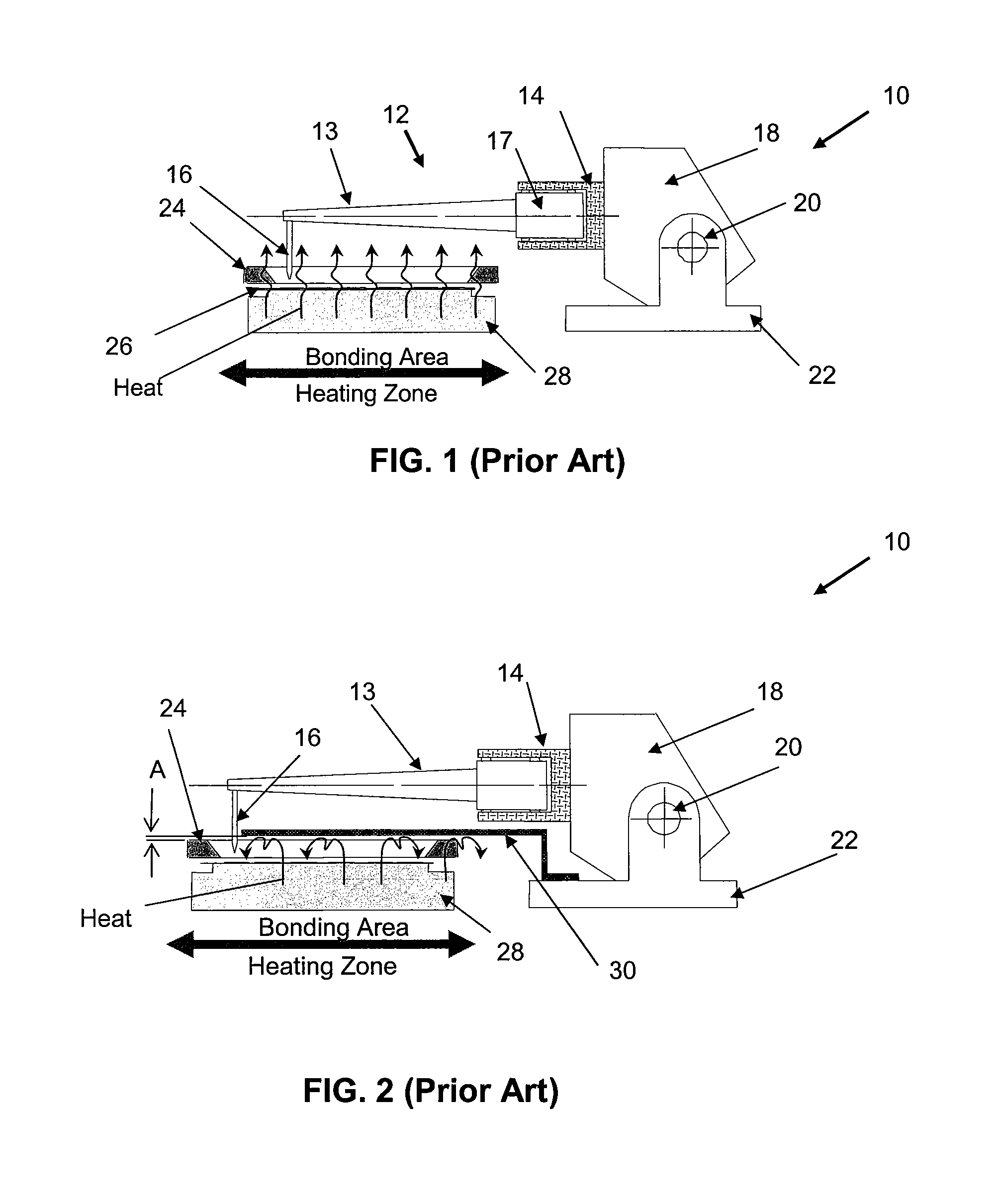 Thermal insulation for a bonding tool