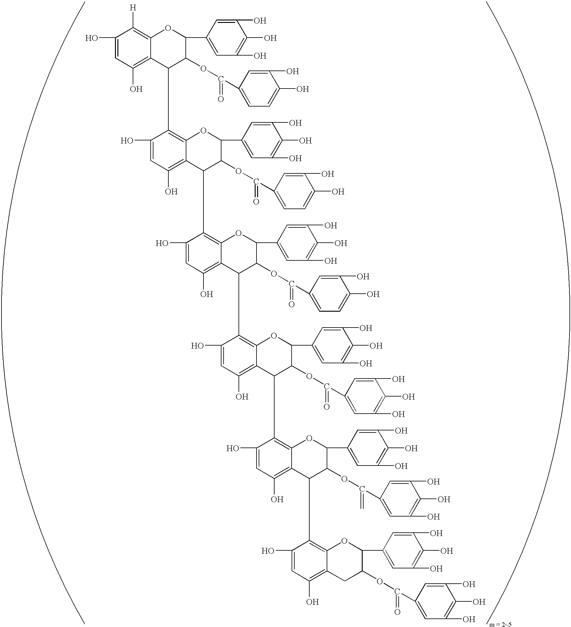 Absorbent article comprising condensed tannin