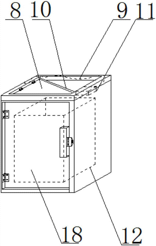 Road garbage can capable of achieving accurate classifying