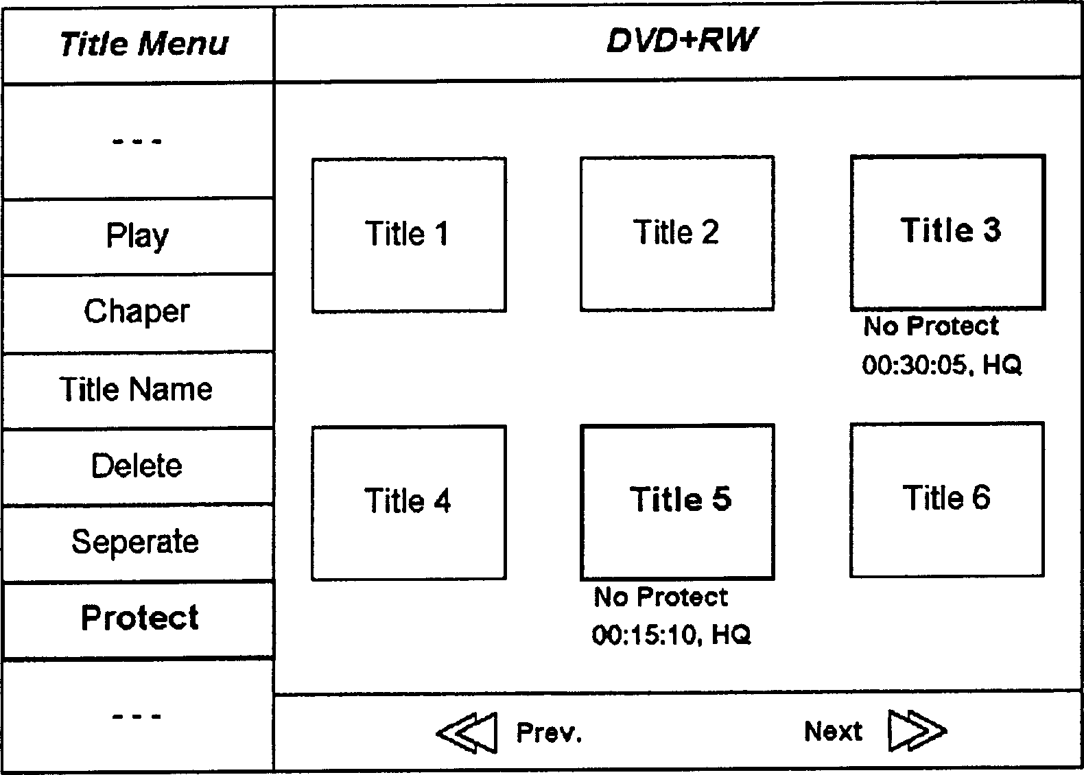 Title protective method of optic disc