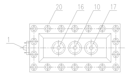 Device for continuously separating gas hydrate