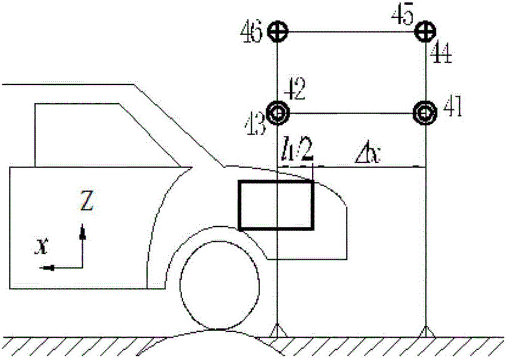 A vehicle sound power testing system and testing method