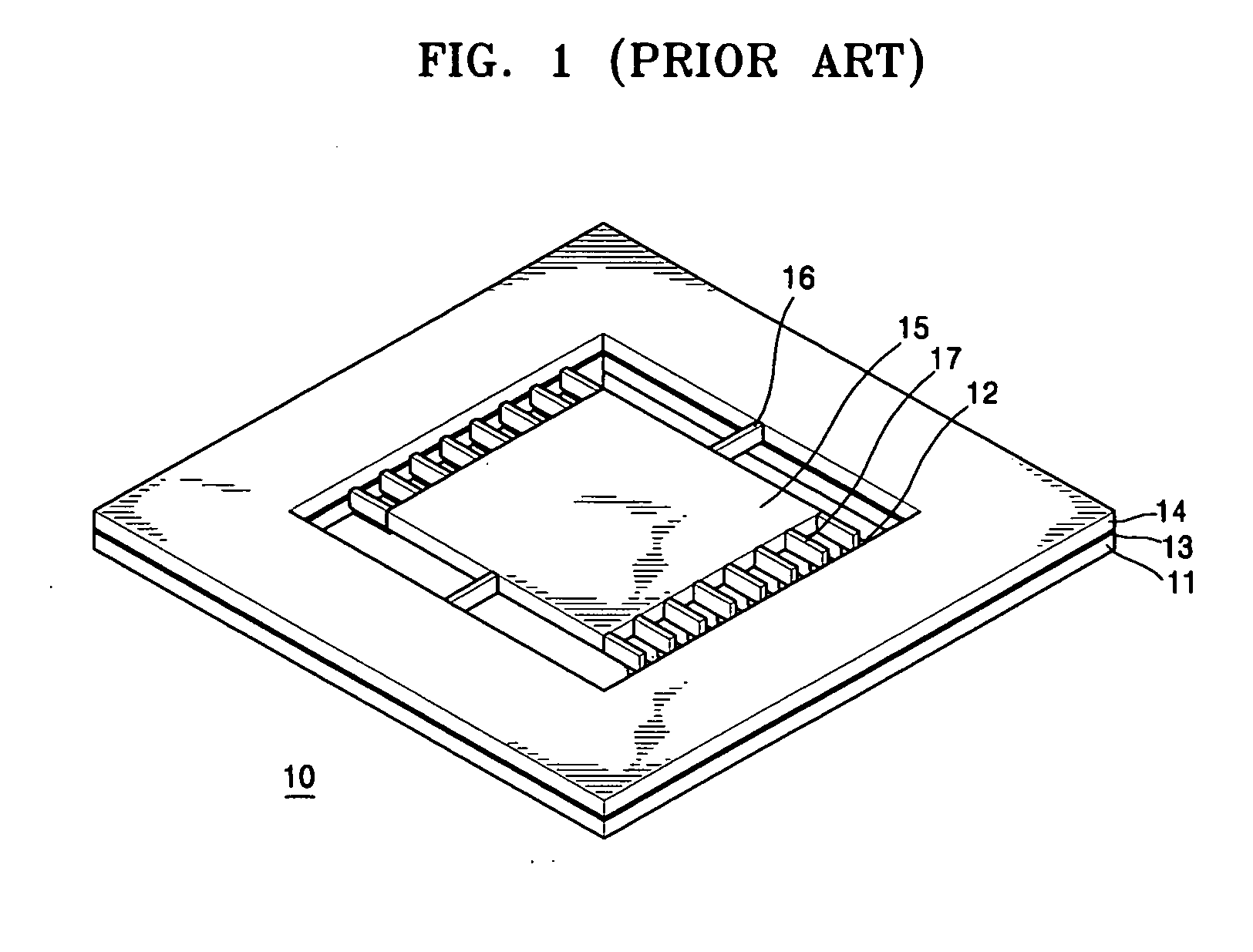 Comb-type electrode structure capable of large linear-displacement motion