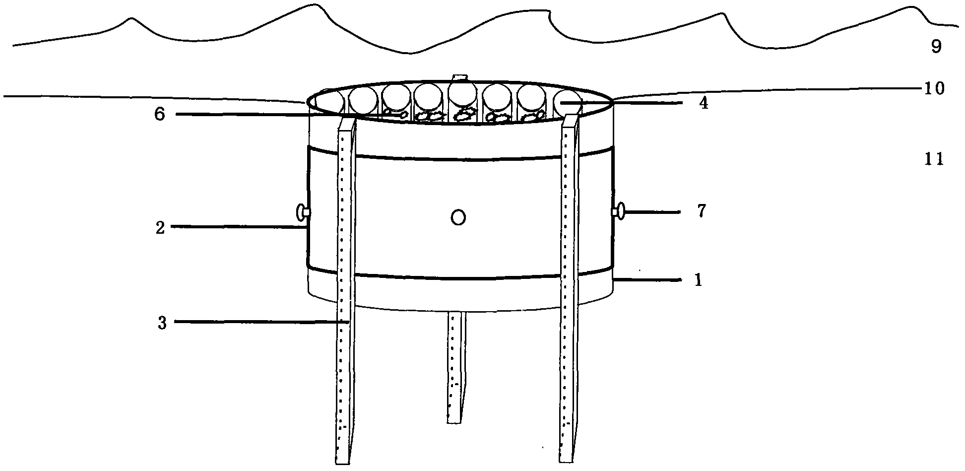 In-situ time-phased sediment trap