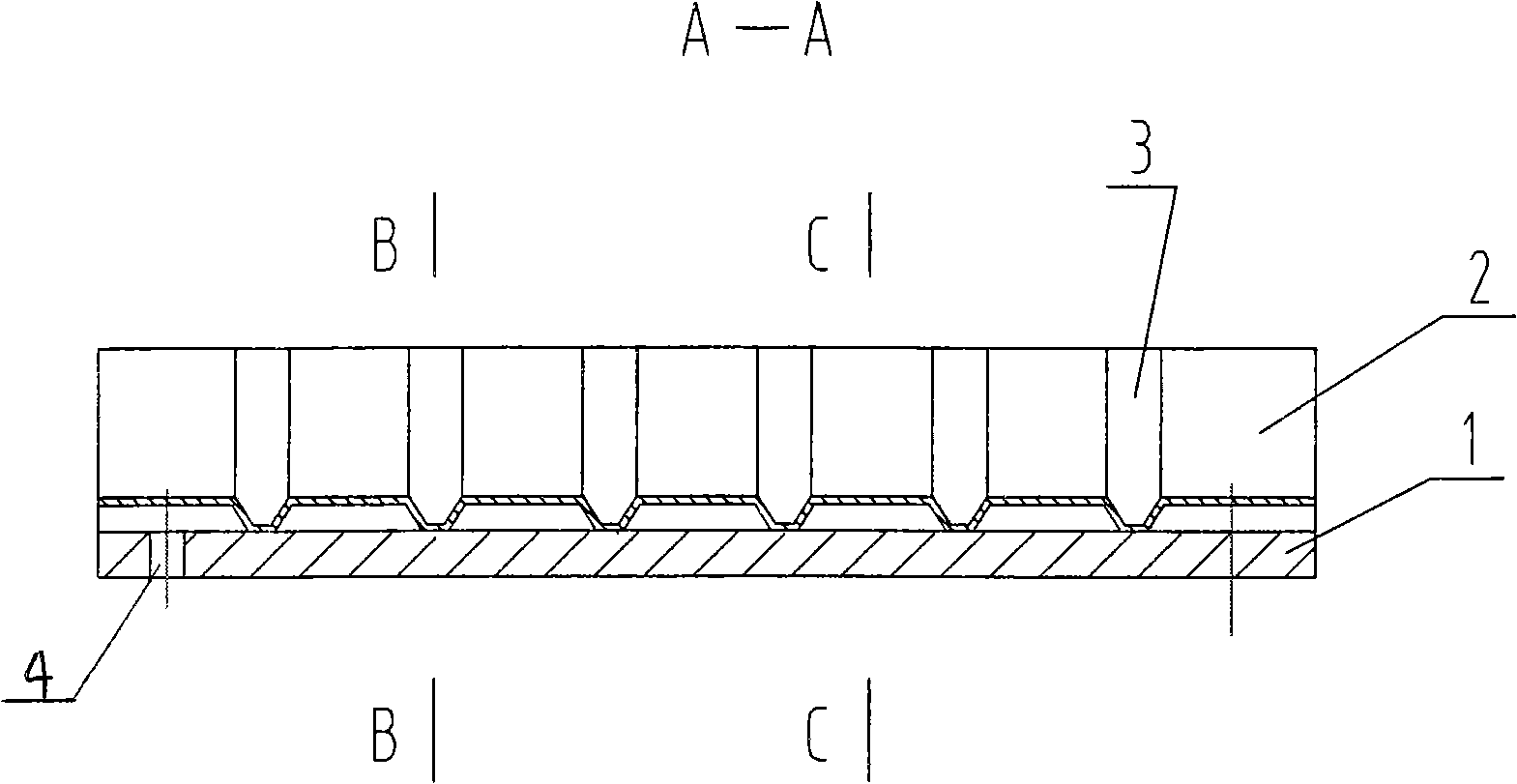 Detachable tooth shape, different diameter tooth shape pile die