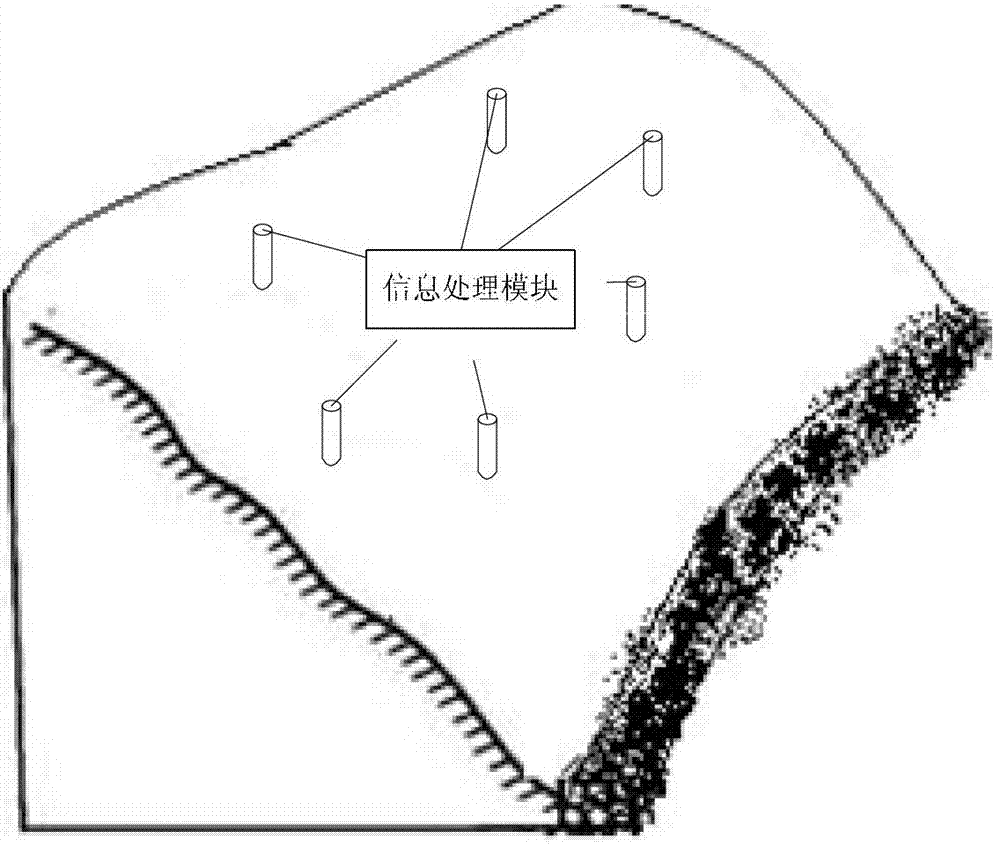 Superficial layer geological displacement monitoring and early-warning system and method