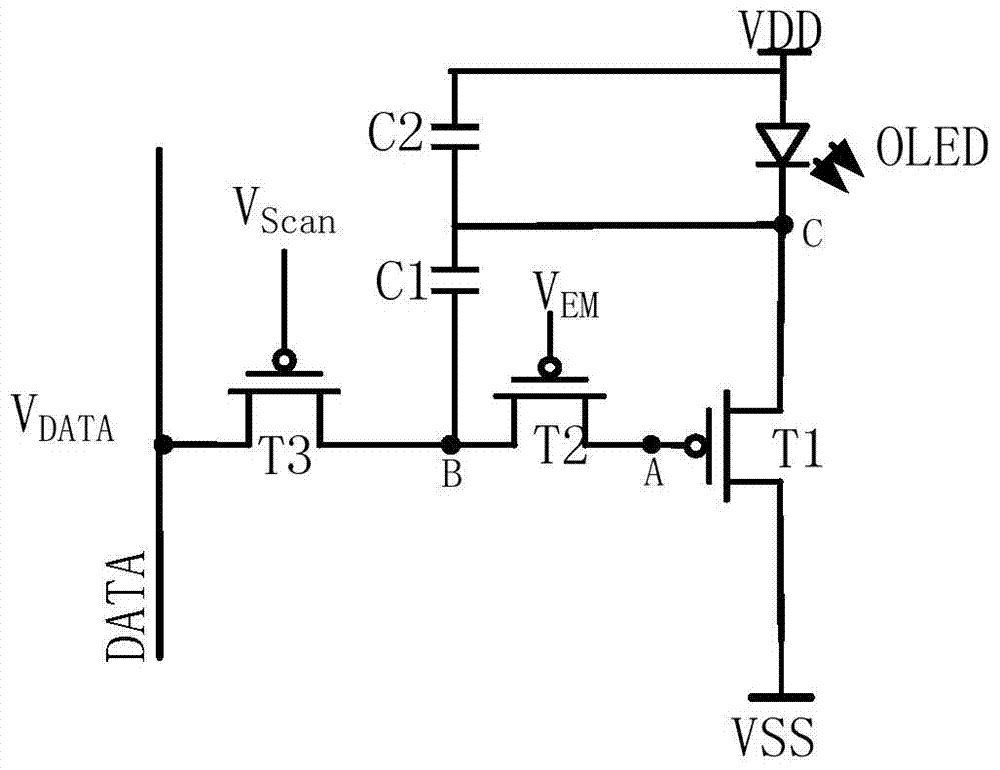 Display device, pixel circuit and driving method thereof