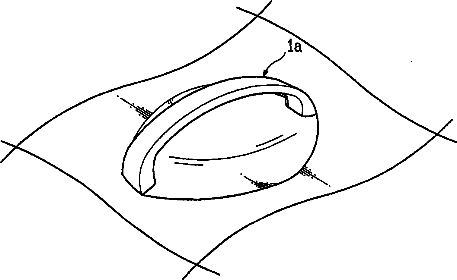 Structure of handgrip and method for fabricating the same