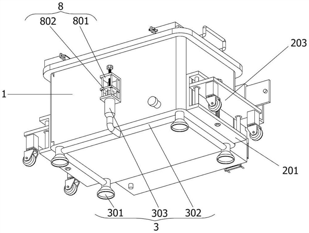 Infant bathing device with drowning prevention function for obstetrical nursing