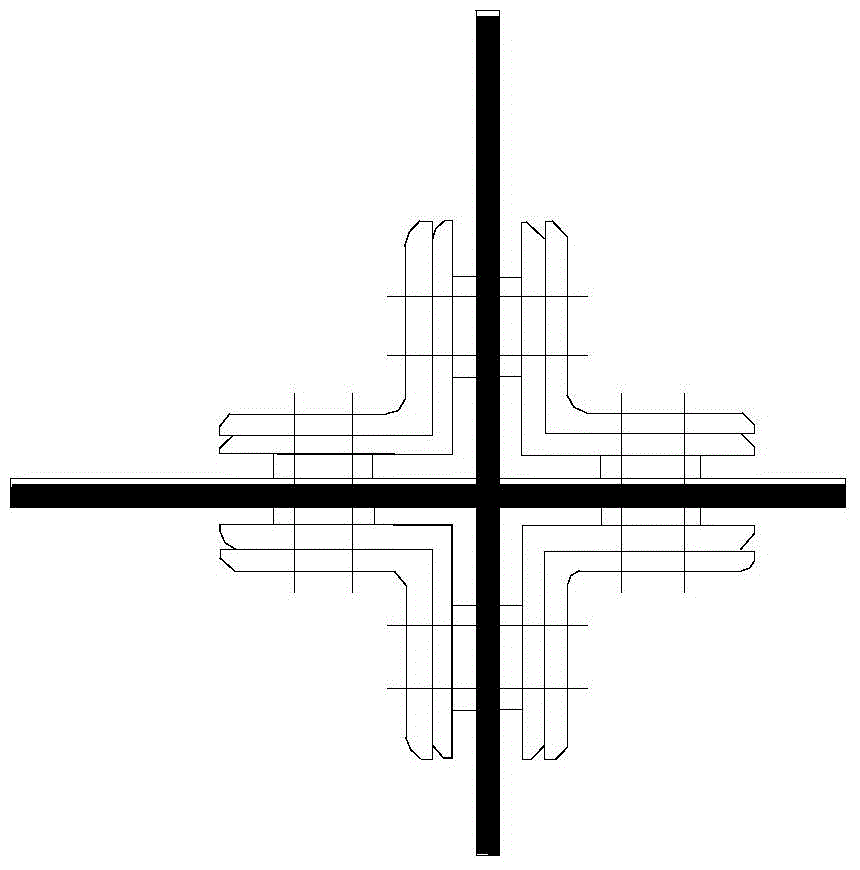 Power transmission tower main material joint strength determination method