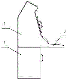 Control table board used for display control panel and provided with turning device