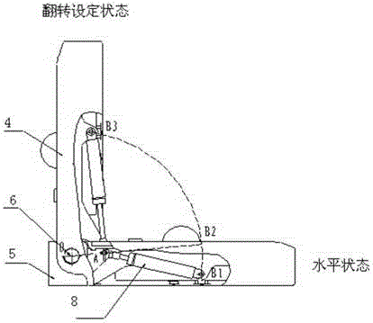 Control table board used for display control panel and provided with turning device