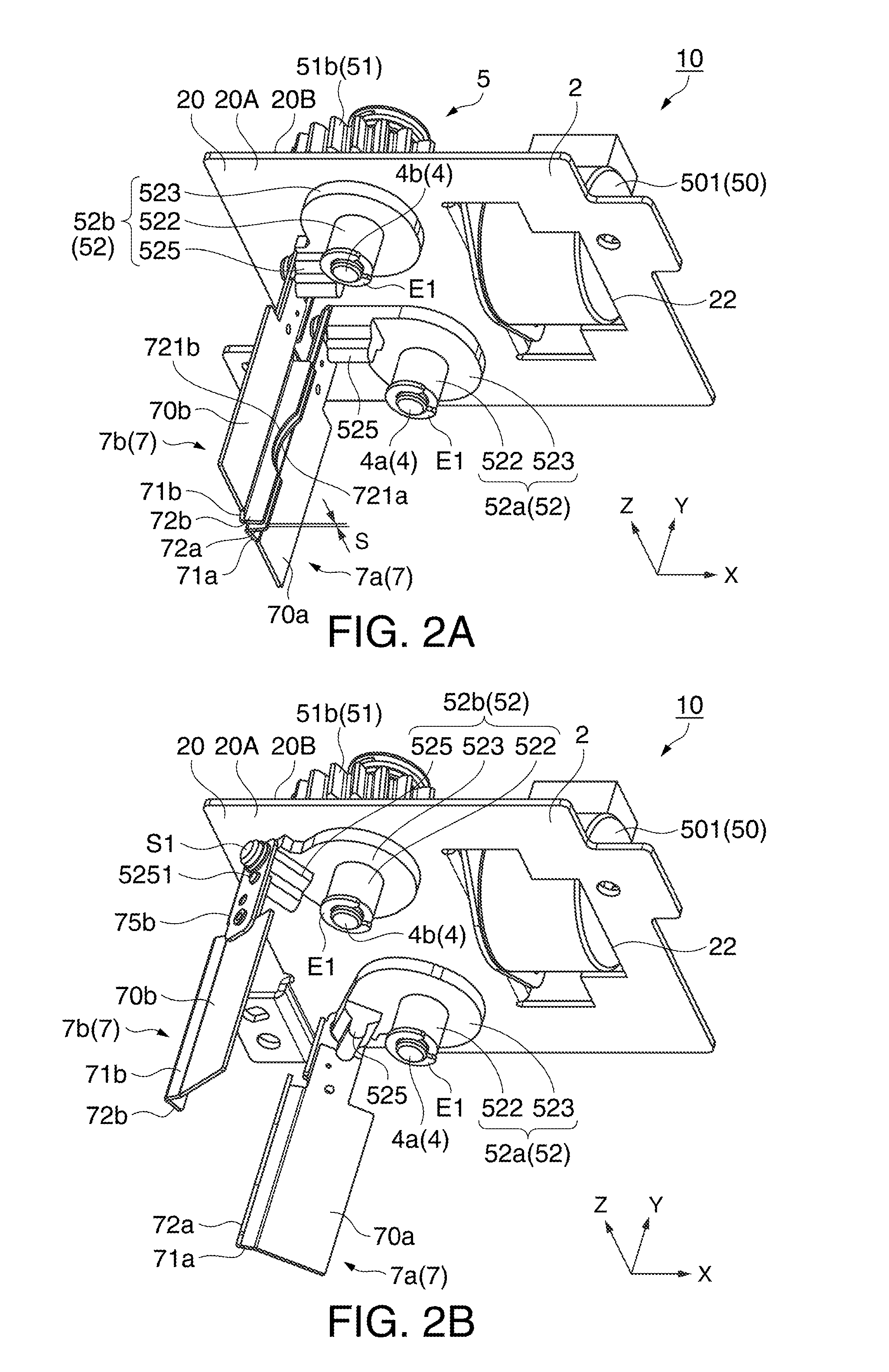 Light-adjusting unit and projector