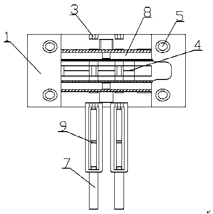 Device for automatically opening and unfolding chicken belly