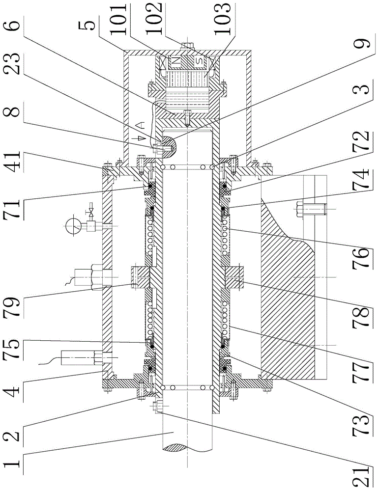 Self-power supply and wireless data transmission-based mechanical seal face friction torque measurement device