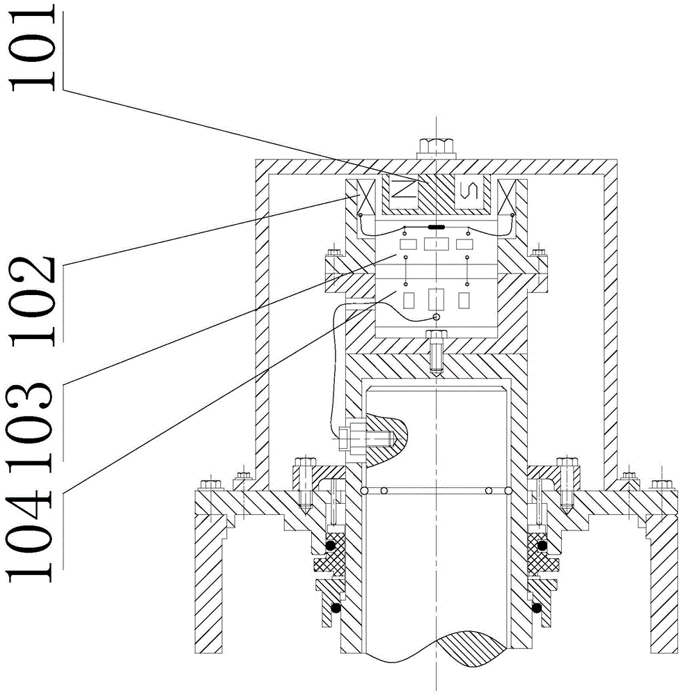 Self-power supply and wireless data transmission-based mechanical seal face friction torque measurement device