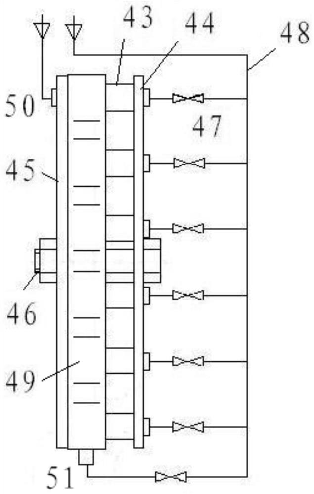 Cleaning system for cylinder seat of aircraft brake device