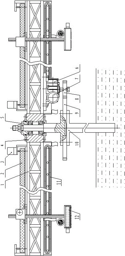 Fixed rotary tea picking mechanism