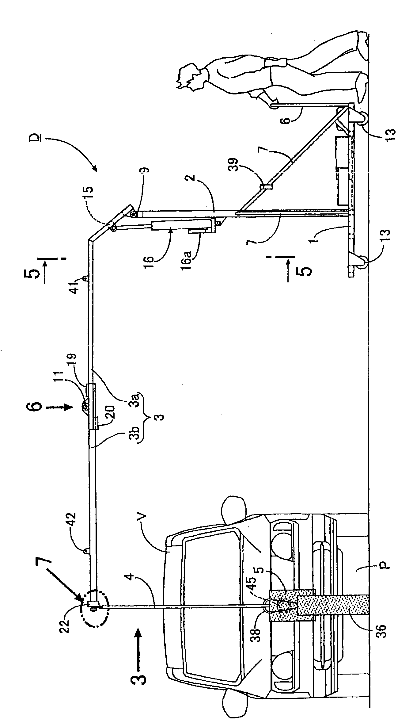 Obstacle device for vehicle driving experience