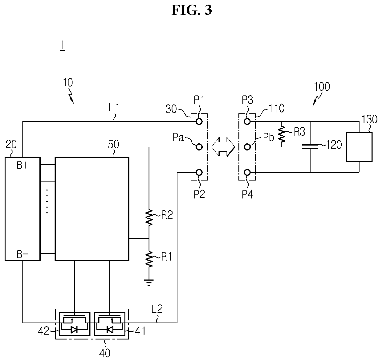 Battery pack and power system comprising same