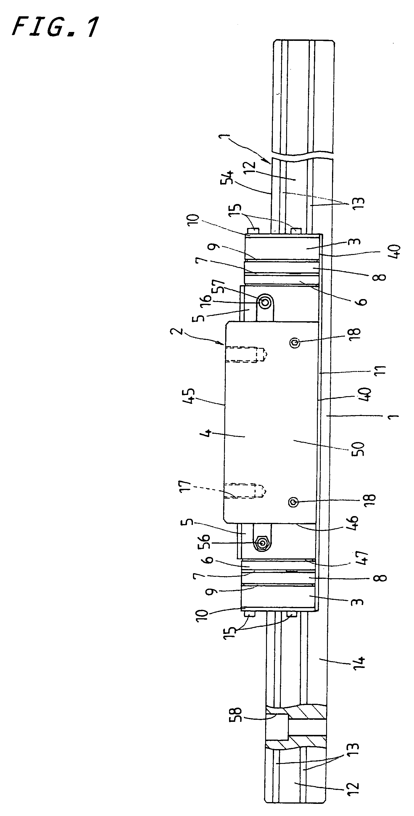 Linear motion guide system with highly-tight sealing units