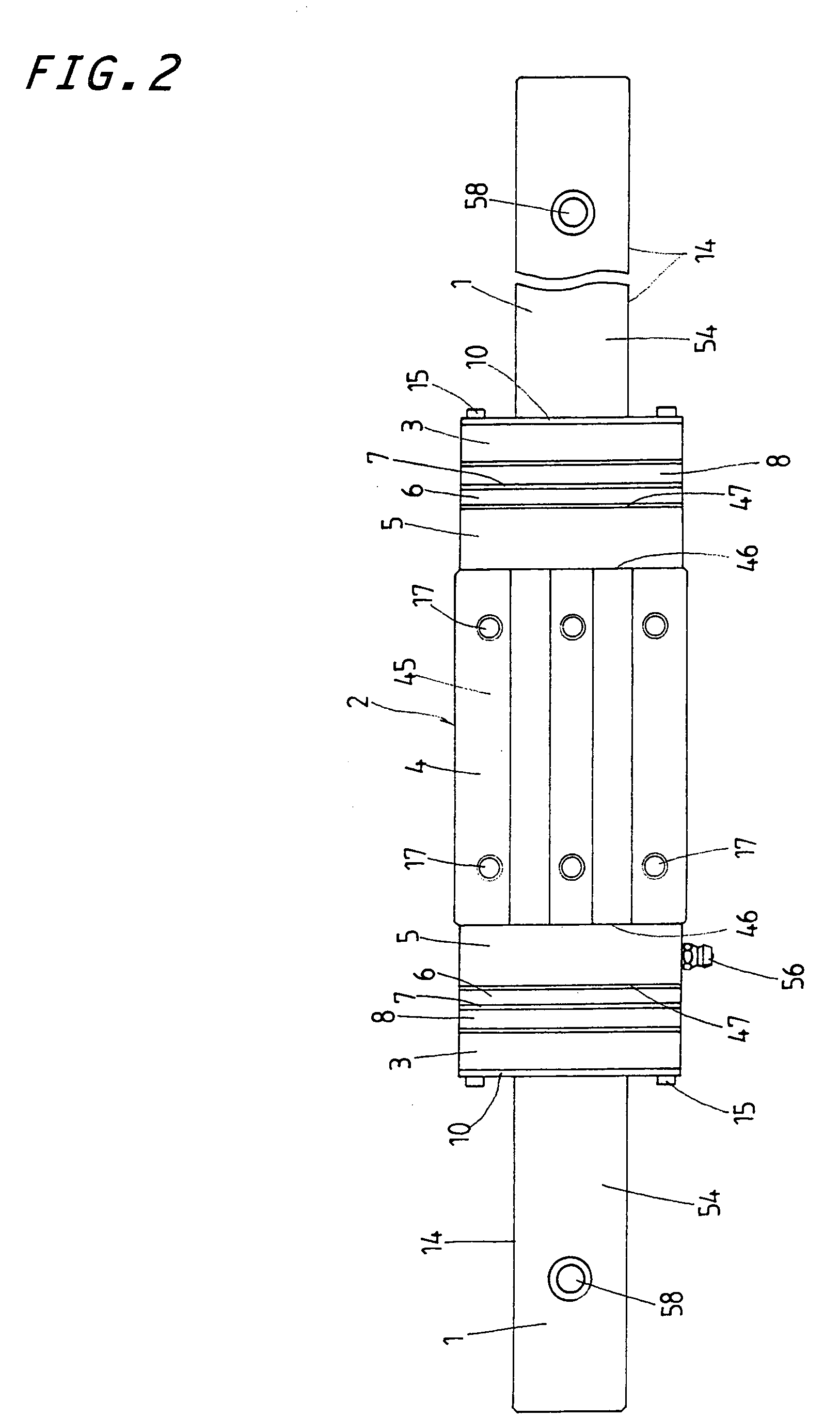 Linear motion guide system with highly-tight sealing units